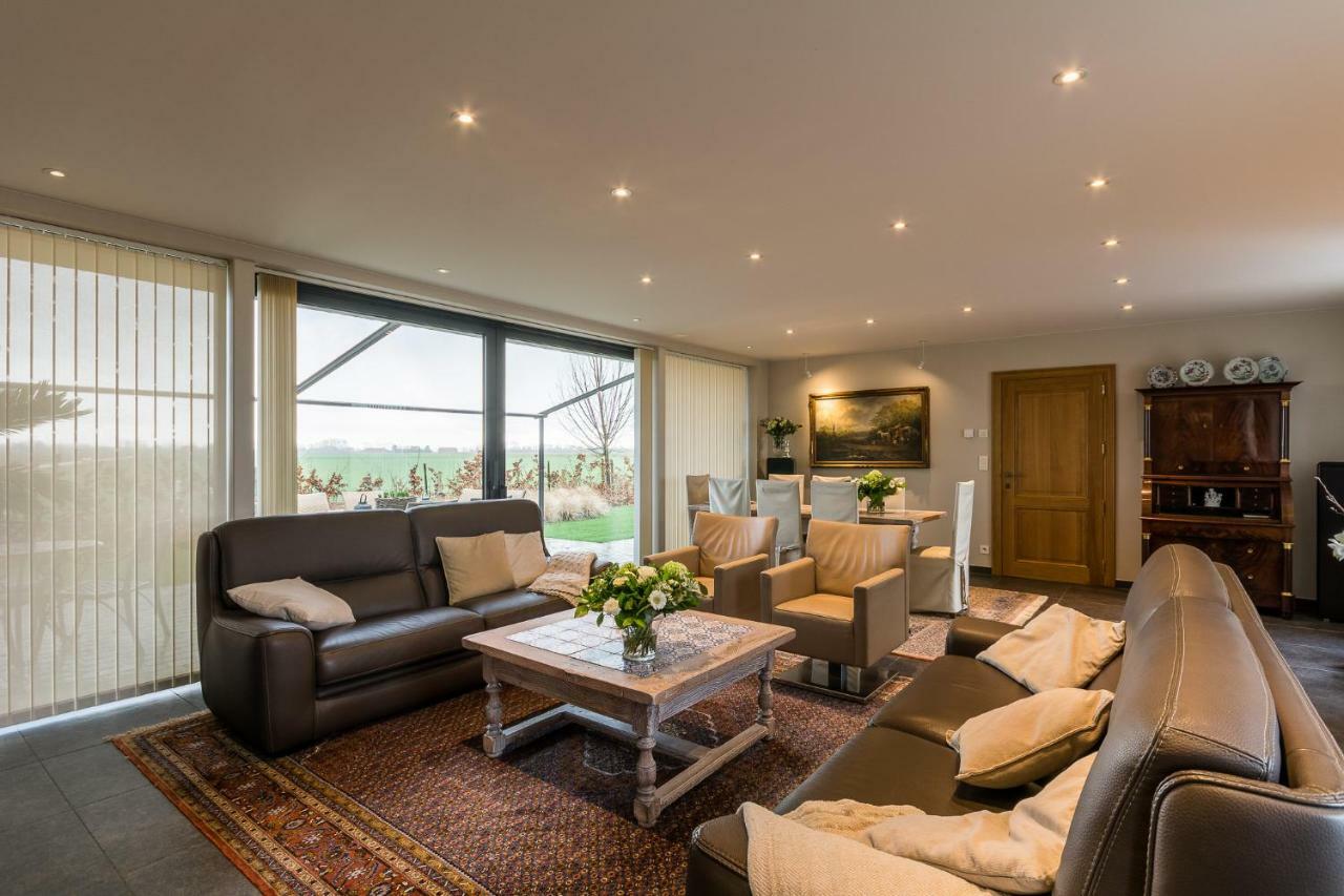 Villa Polderwoning 'Cleylantshof' Sint-Laureins Exterior foto